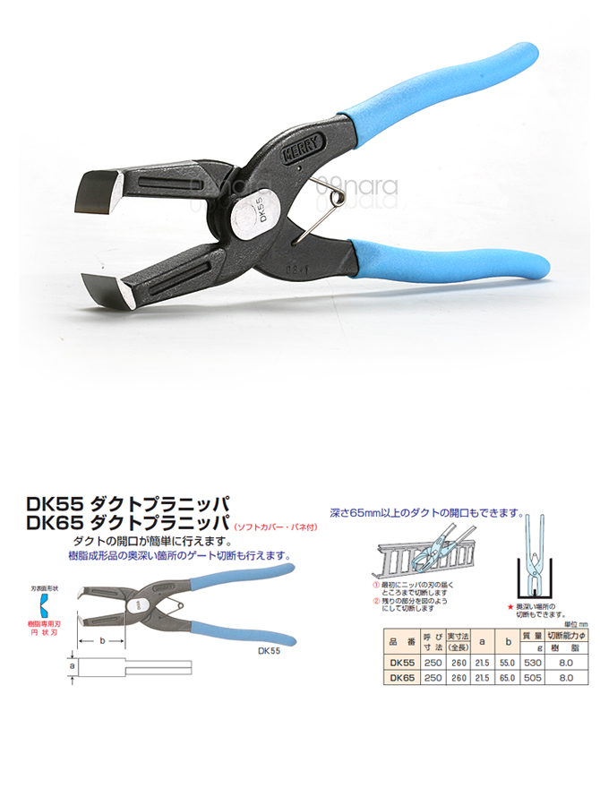 人気SALE新作登場 室本鉄工 メリー DK65-250 ダクトプラニッパ：esGLOBAL
